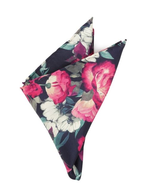 OX & BULL TRADING CO. Men's Painted Floral Pocket Square