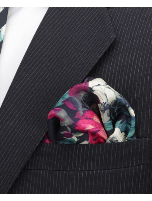 OX & BULL TRADING CO. Men's Painted Floral Pocket Square