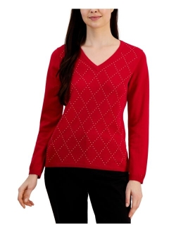 Women's V-Neck Long Sleeve Sweater