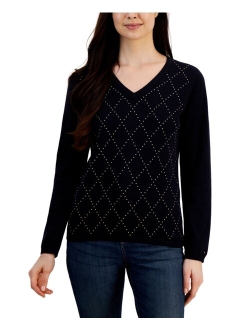 Women's V-Neck Long Sleeve Sweater