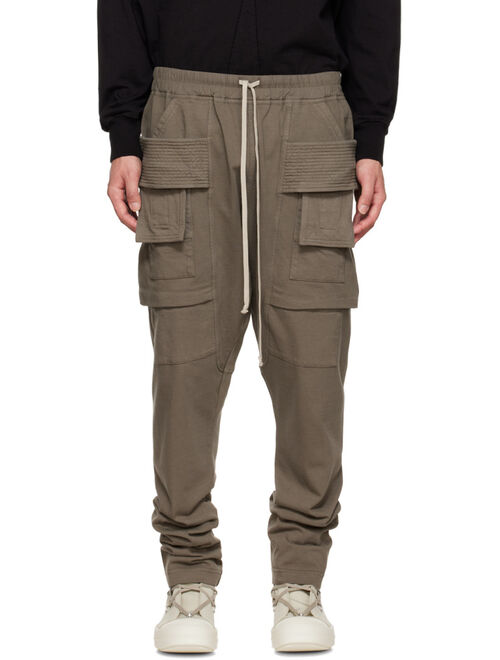 RICK OWENS DRKSHDW Gray Creatch Cargo Pants