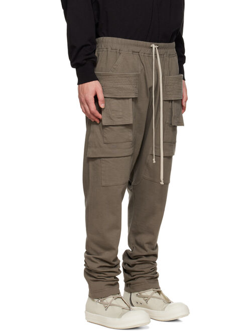 RICK OWENS DRKSHDW Gray Creatch Cargo Pants