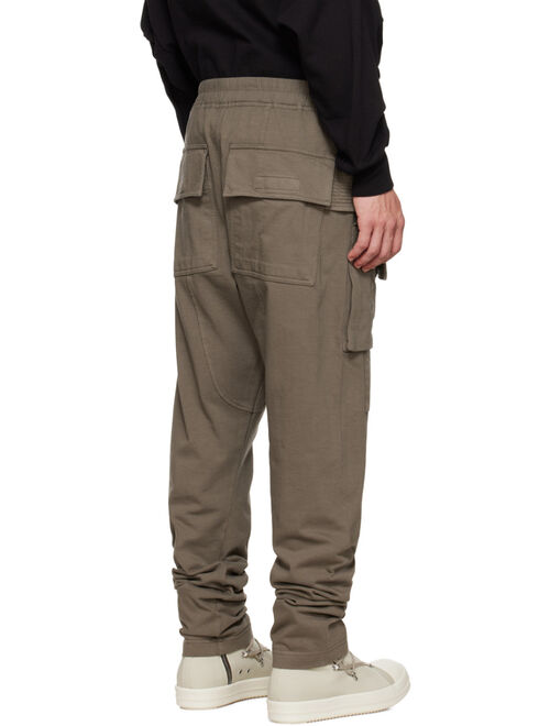 RICK OWENS DRKSHDW Gray Creatch Cargo Pants