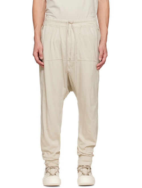 RICK OWENS DRKSHDW Off-White Prisoner Drawstring Lounge Pants