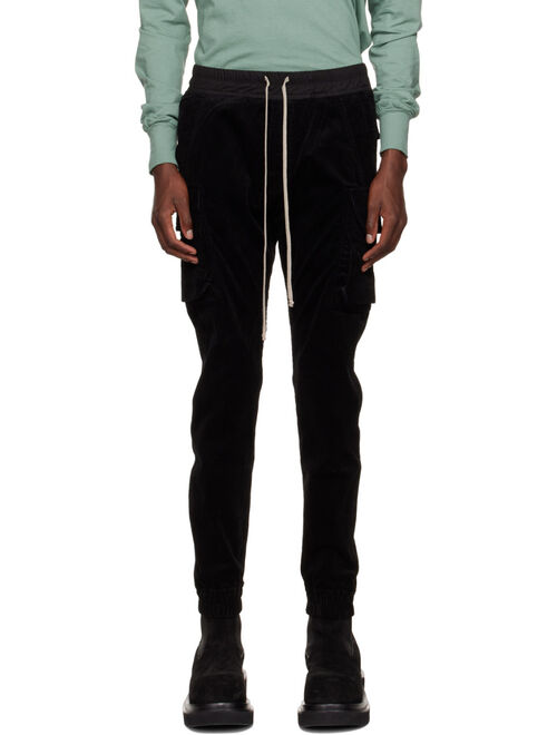 RICK OWENS DRKSHDW Black Mastodon Cargo Pants