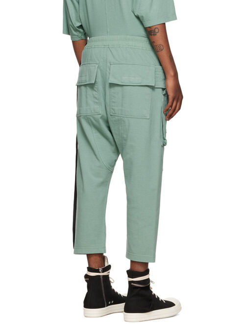 RICK OWENS DRKSHDW Green Creatch Cargo Pants