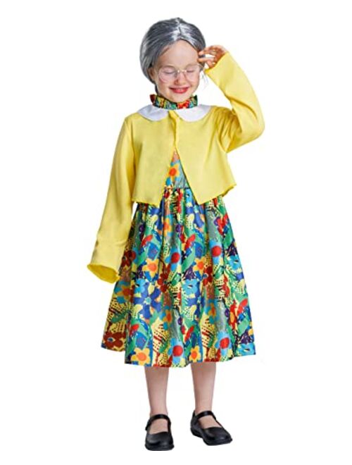 Ikali Boys Girls 100th Day of School Costume Outfit Cosplay Dress-up Set