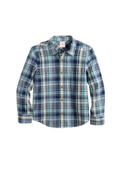 Boys 4-12 Jumping Beans Plaid Button Down Shirt