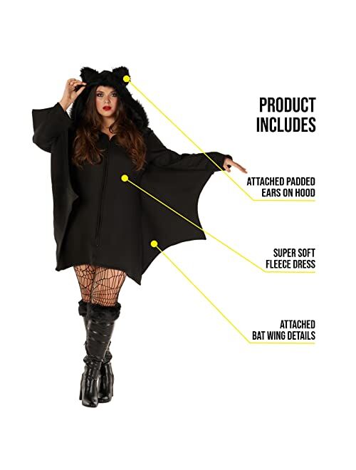 Morph Costumes Cozy Bat Costume Women Bat Wings Costume For Women Adult Halloween Costumes For Women