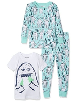 Babies, Toddlers, and Boys' Snug-Fit Cotton Pajamas Sleepwear Sets