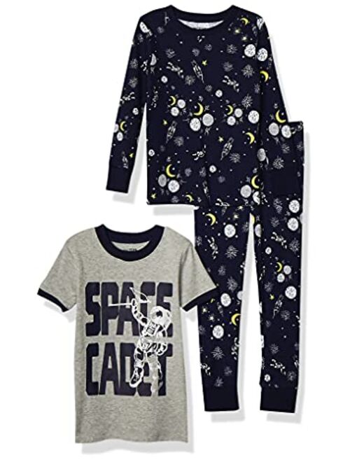 Spotted Zebra Babies, Toddlers, and Boys' Snug-Fit Cotton Pajamas Sleepwear Sets