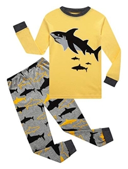 Dolphin&Fish Boys Pajamas Kids Clothes Toddler Pjs Sets Cotton Sleepwears