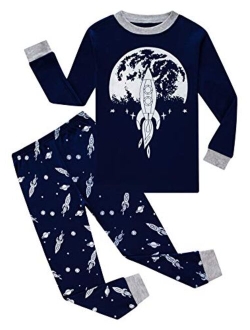 KikizYe Boys Pajamas Set Kids PJs children Christmas Long Sleeve Pajamas