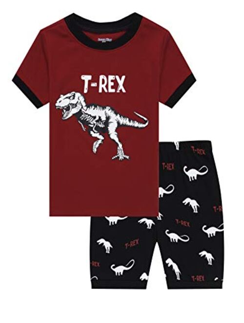 Barara King Little Big Boys Pajamas 100% Cotton Kids Pjs Sets