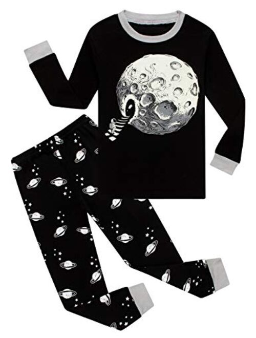 Barara King Little Big Boys Pajamas 100% Cotton Kids Pjs Sets