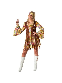 Costumes Hippie Costume Women 70s Costume For Women 70's Dress Outfit 60s Halloween Costume For Women