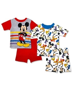 Boys' Mickey Mouse Snug Fit Cotton Pajamas