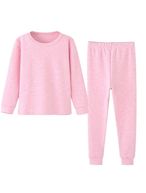 Enfants Cheris Toddler Pajamas Girls Boys Warm Cotton Pjs for Kids, 24M-6 Years