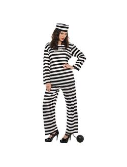 Amscan Lady Lawless Prisoner Costume | Standard Size | 1 Pc