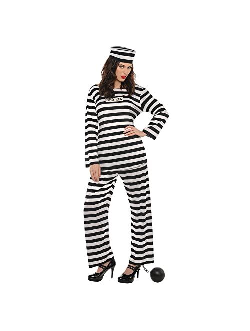 Amscan Lady Lawless Prisoner Costume | Standard Size | 1 Pc