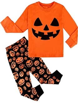 A&J DESIGN Toddler Kids Pajama Sets, 100% Cotton 2 Piece Pjs