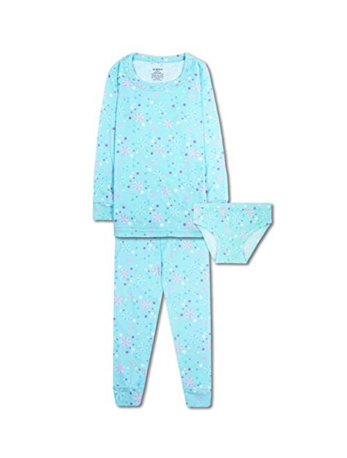 Zebzoo Kids Pajamas Boys & Girls Cotton Pyjama & Underwear Set for 2-12 Years Long Sleeve Short Sleeve Sleepwear & Briefs