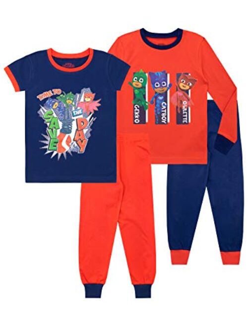 PJ Masks Boys Catboy Gekko Owlette Pajamas Pack of 2