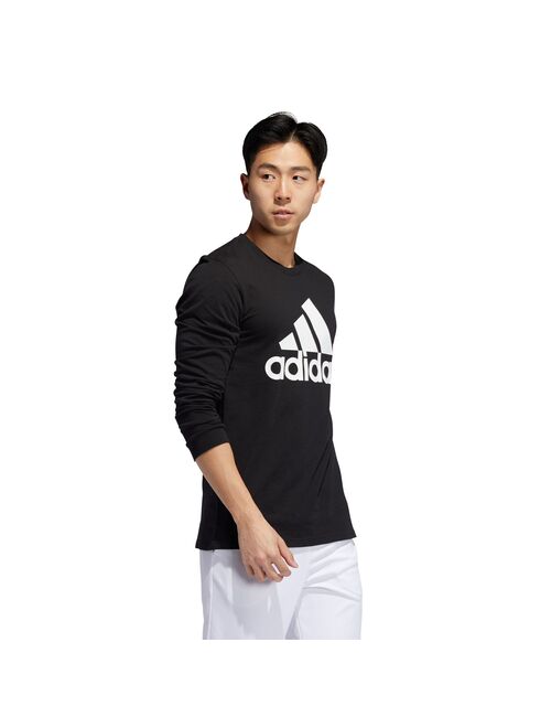 Men's adidas Long-Sleeve Logo Tee