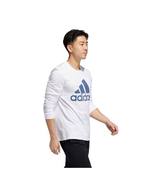 Men's adidas Long-Sleeve Logo Tee