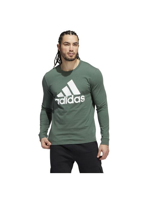 Men's adidas Long-Sleeve Logo Tee