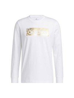 Liquid Foil Linear Graphic Tee