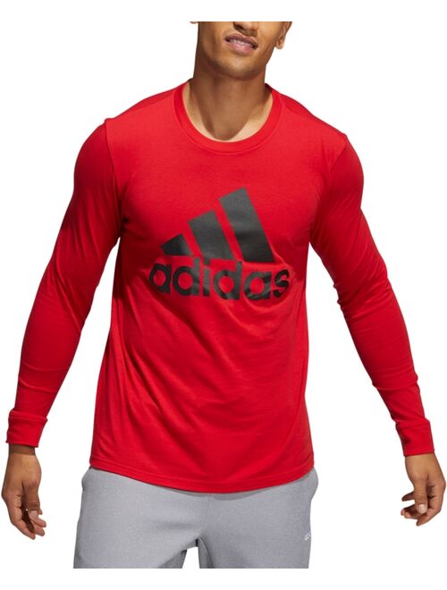 ADIDAS Men's Logo Long-Sleeve T-Shirt