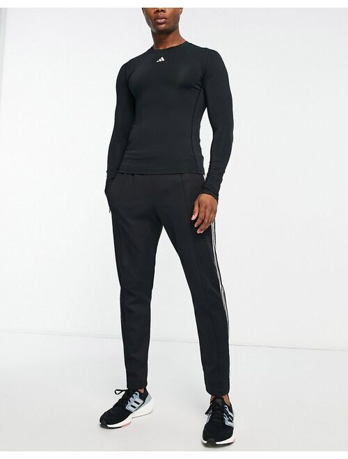 adidas performance adidas Training Tight Fit long sleeve t-shirt in black