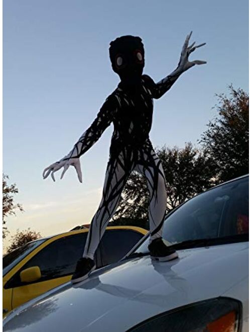 Morphsuits Boys Scary Halloween Costume For Kids Zalgo Slenderman Rake Bodysuit Skinsuit Boys Girls