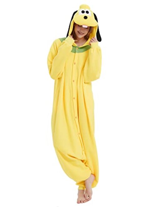 Beauty Shine Unisex Adult Cartoon Costume Halloween Christmas Onesies Plush Cosplay Pajamas