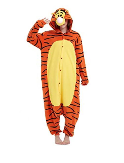 Beauty Shine Unisex Adult Cartoon Costume Halloween Christmas Onesies Plush Cosplay Pajamas