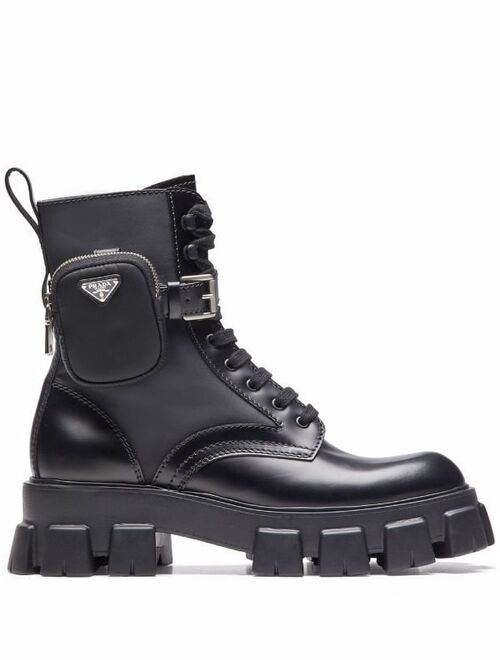 Prada Monolith ankle boots