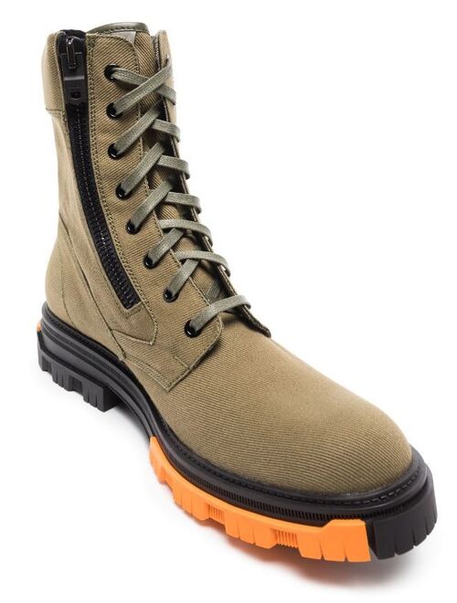 AMIRI logo-patch combat boots