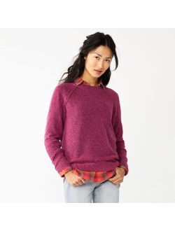 Pull-On Raglan Sweater