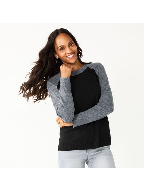 Women's Sonoma Goods For Life Pull-On Raglan Sweater