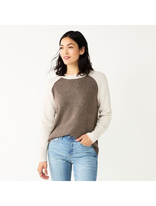 Women's Sonoma Goods For Life Pull-On Raglan Sweater