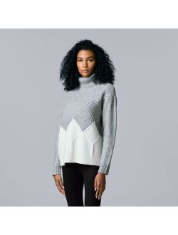 Argyle Colorblock Sweater