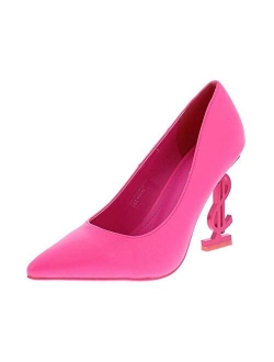 Dollar Sign Pointed Toe High Heel Pump