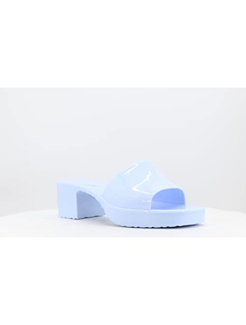 Cape Robbin Jelly Chunky Block Heel Sandals