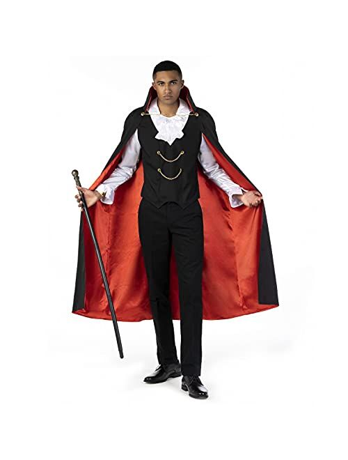 Morph Costumes Vampire Costume Men Adult Count Dracula Costume Gothic Vampire Costume For Men Halloween Costume For Men