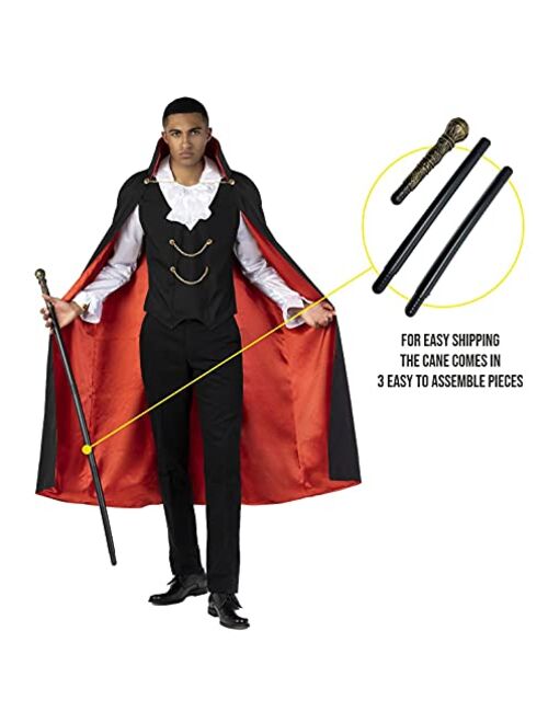 Morph Costumes Vampire Costume Men Adult Count Dracula Costume Gothic Vampire Costume For Men Halloween Costume For Men