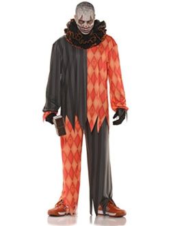UNDERWRAPS Scary Adult Clown Costume - Men's Evil Clown Halloween Costume
