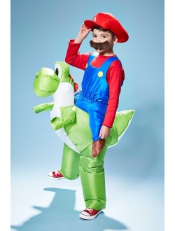 Mario Riding Yoshi Child Costume