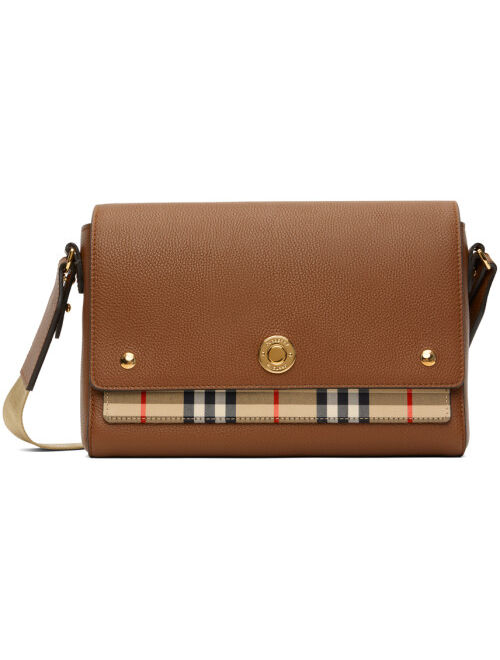 BURBERRY Tan Medium Note Shoulder Bag