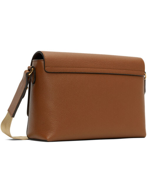 BURBERRY Tan Medium Note Shoulder Bag